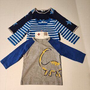 Mini Baby Boden boy shirts bundle sz 6-12 months Stars Dinosaur Ambulance